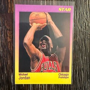Michael Jordan Star Promo card